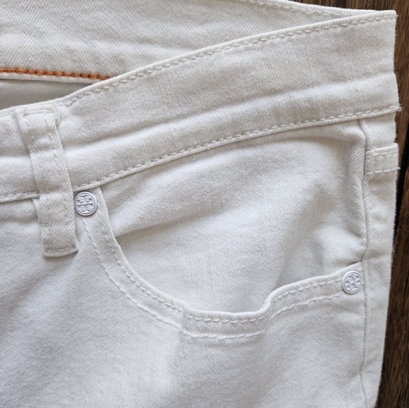 Tory Burch White skinny Jean Size 28 - Picture 3 of 6